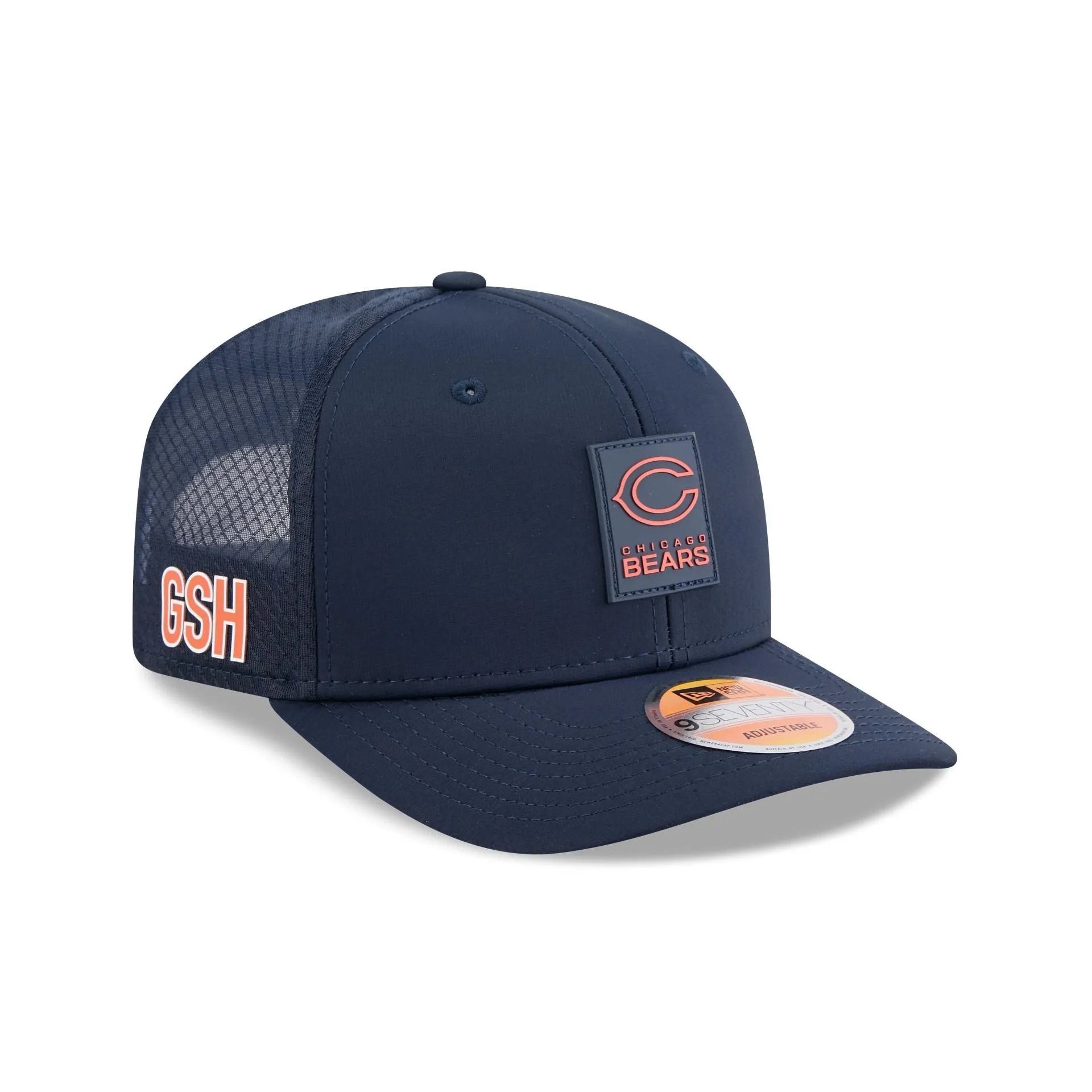 Chicago Bears 2025 Sideline Hot Weather 9SEVENTY Trucker Hat sold by New Era