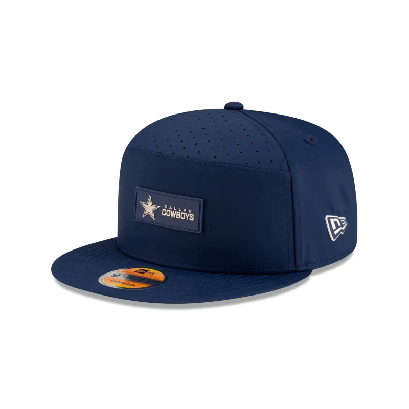 Dallas Cowboys 2025 Sideline Hot Weather Split Panel 9FIFTY Snapback Hat sold by New Era