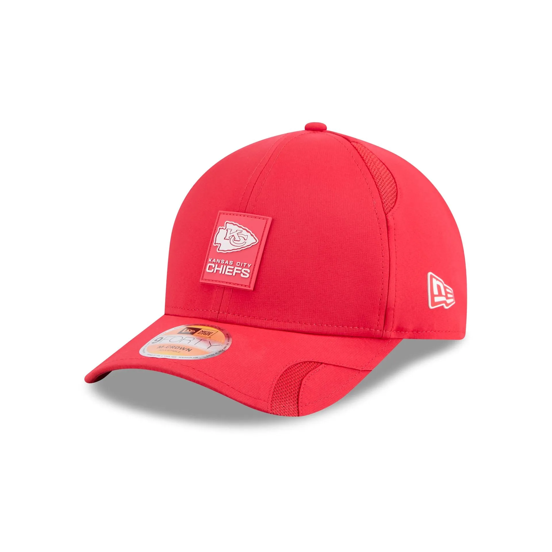 Kansas City Chiefs 2025 Sideline Hot Weather 9FORTY M-Crown Snapback Hat sold by New Era