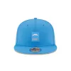 Los Angeles Chargers 2025 Sideline Hot Weather 59FIFTY Fitted Hat sold by New Era