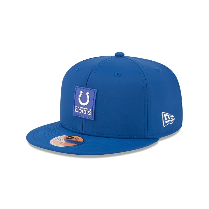 Indianapolis Colts 2025 Sideline Hot Weather 59FIFTY Fitted Hat sold by New Era