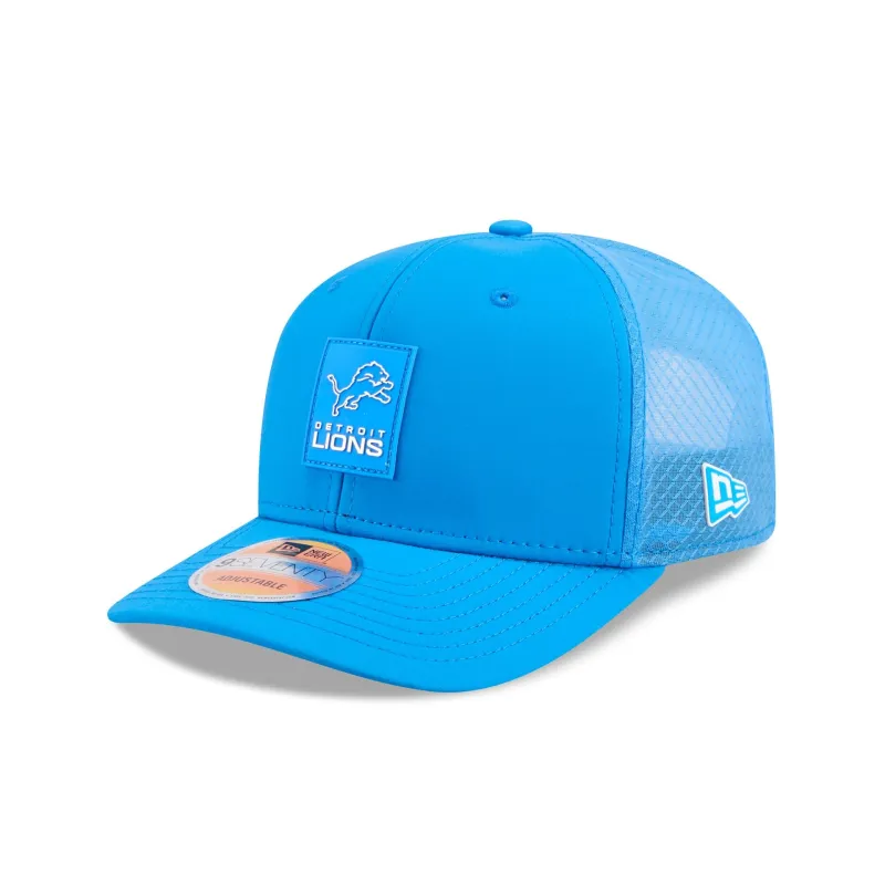 Detroit Lions 2025 Sideline Hot Weather 9SEVENTY Trucker Hat sold by New Era