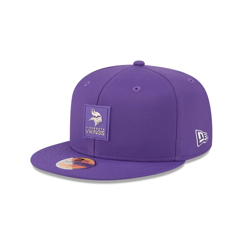 Minnesota Vikings 2025 Sideline Hot Weather 59FIFTY Fitted Hat sold by New Era