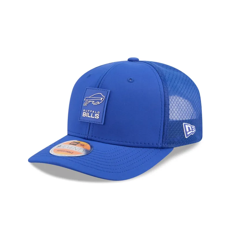 Buffalo Bills 2025 Sideline Hot Weather 9SEVENTY Trucker Hat sold by New Era