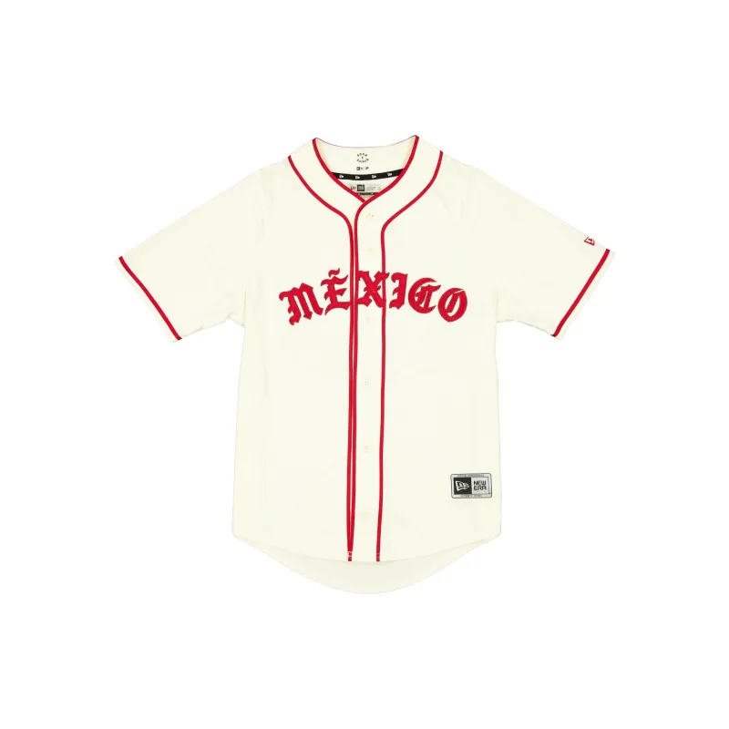 Born x Raised x Diablos Rojos del México Chrome White Jersey sold by New Era