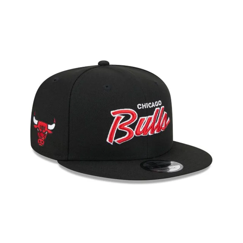 Chicago Bulls Script 9FIFTY Snapback Hat sold by New Era