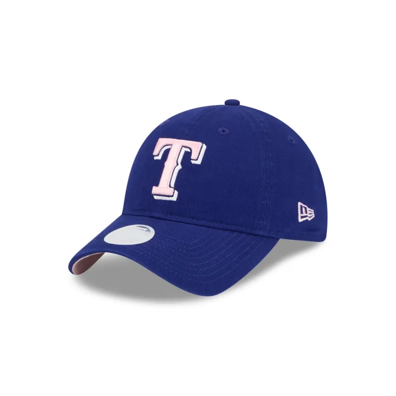 Texas Rangers Mother's Day 2024 Women's 9TWENTY Adjustable Hat sold by New Era