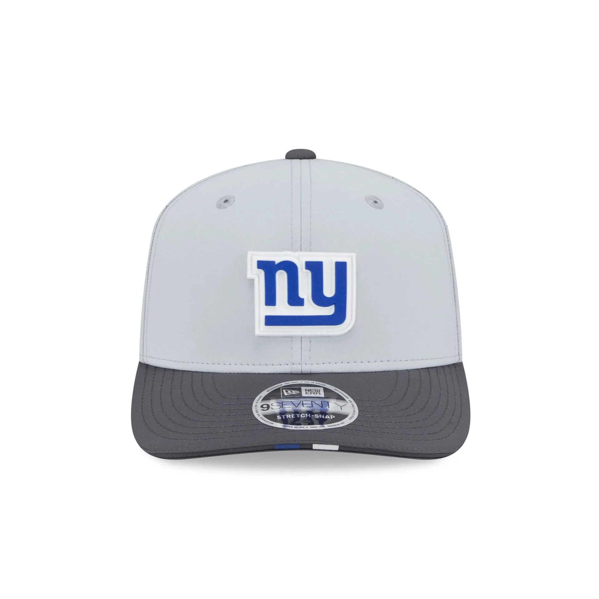 New York Giants 2025 Training Gray 9SEVENTY Stretch-Snap Hat sold by New Era product image thumbnail 2