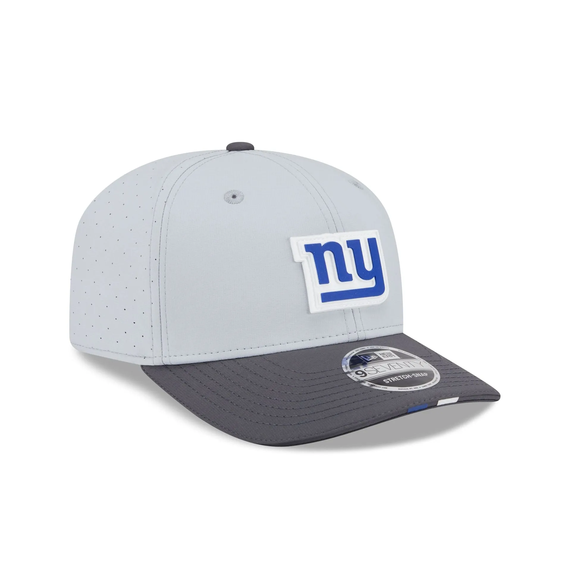 New York Giants 2025 Training Gray 9SEVENTY Stretch-Snap Hat sold by New Era product image thumbnail 3