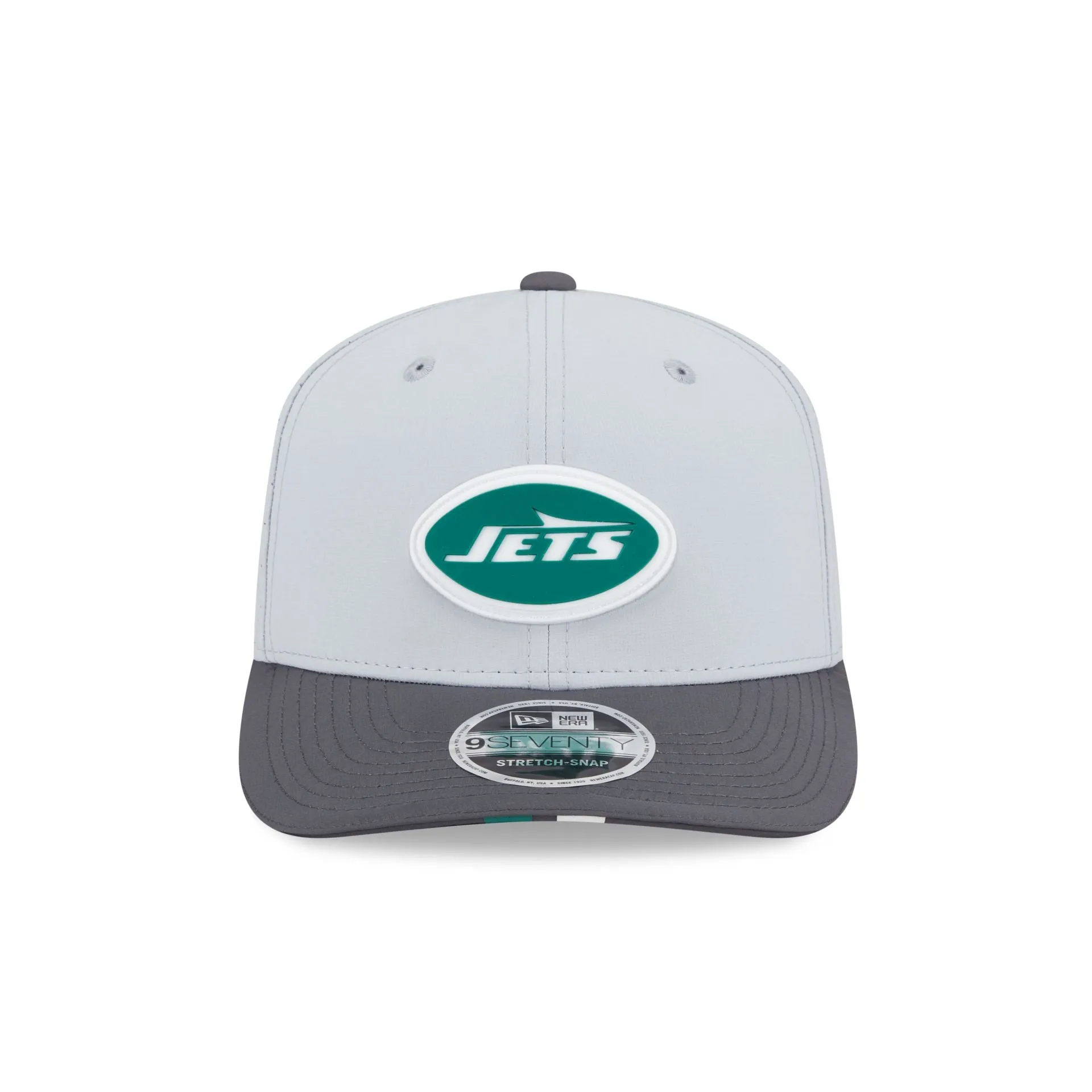 New York Jets 2025 Training Gray 9SEVENTY Stretch-Snap Hat sold by New Era product image thumbnail 2