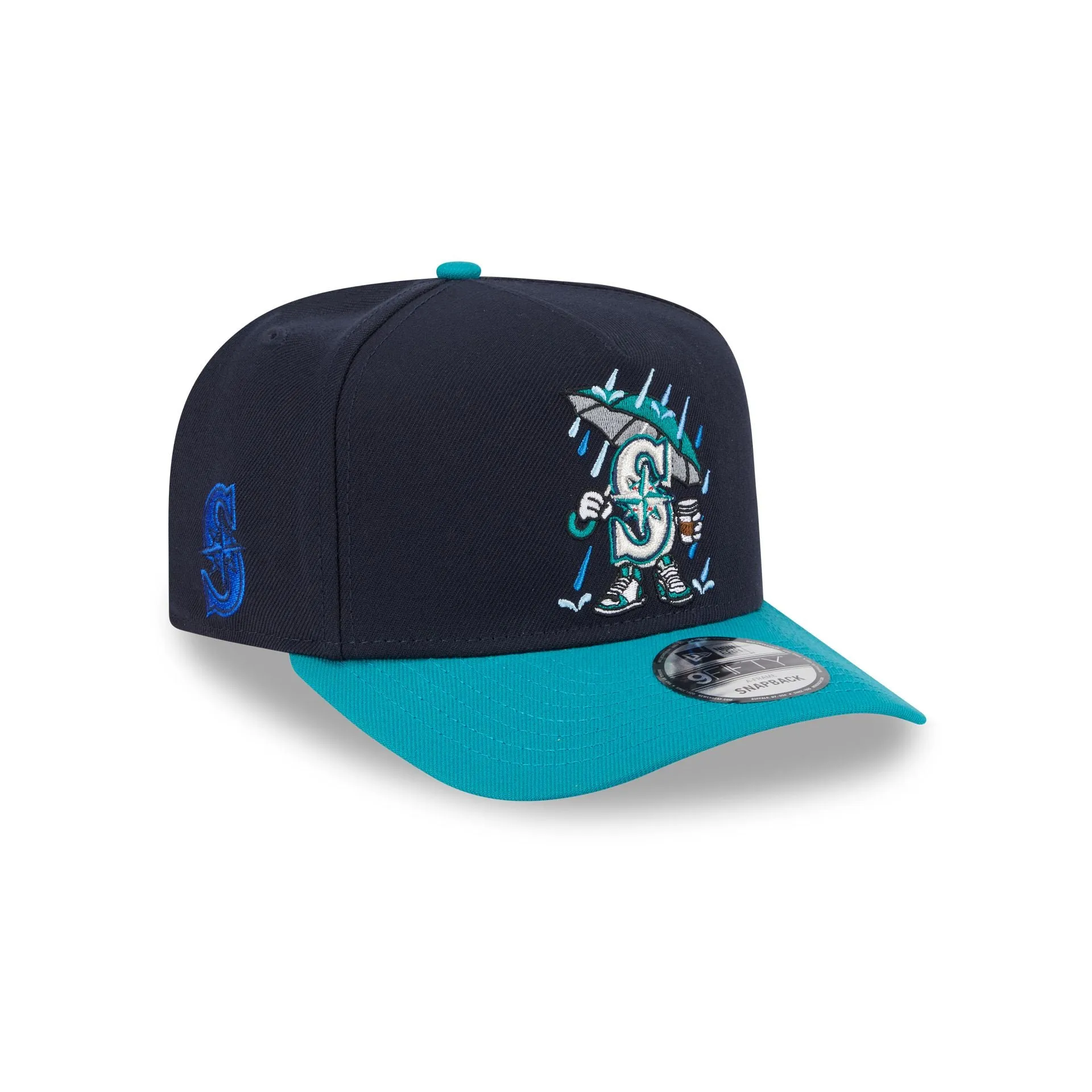 Seattle Mariners Cartoon 9FIFTY A-Frame Snapback Hat sold by New Era