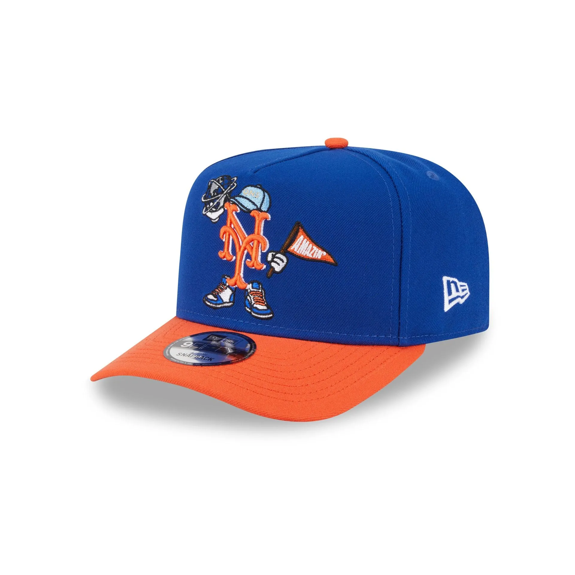 New York Mets Cartoon 9FIFTY A-Frame Snapback Hat sold by New Era product image thumbnail 3