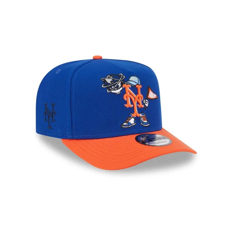 New York Mets Cartoon 9FIFTY A-Frame Snapback Hat sold by New Era