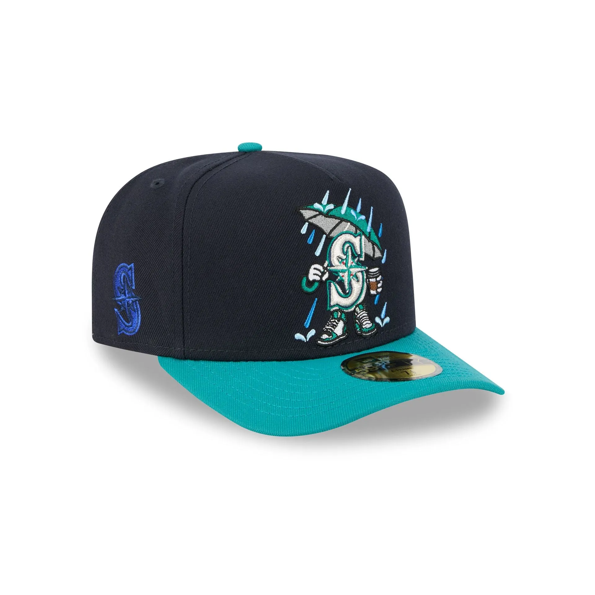 Seattle Mariners Cartoon 59FIFTY A-Frame Fitted Hat sold by New Era