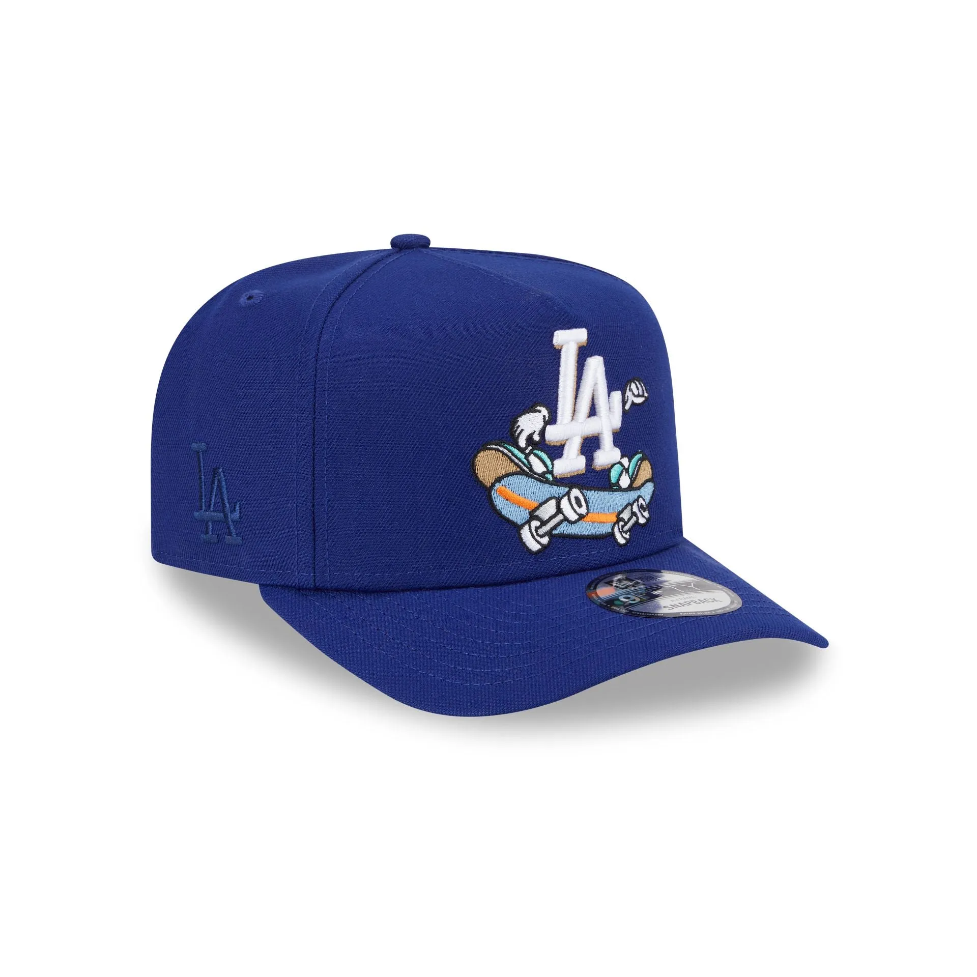 Los Angeles Dodgers Cartoon 9FIFTY A-Frame Snapback Hat sold by New Era