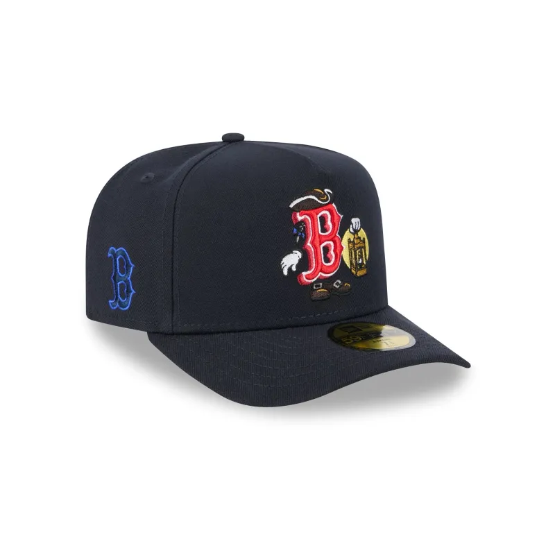 Boston Red Sox Cartoon 59FIFTY A-Frame Fitted Hat sold by New Era