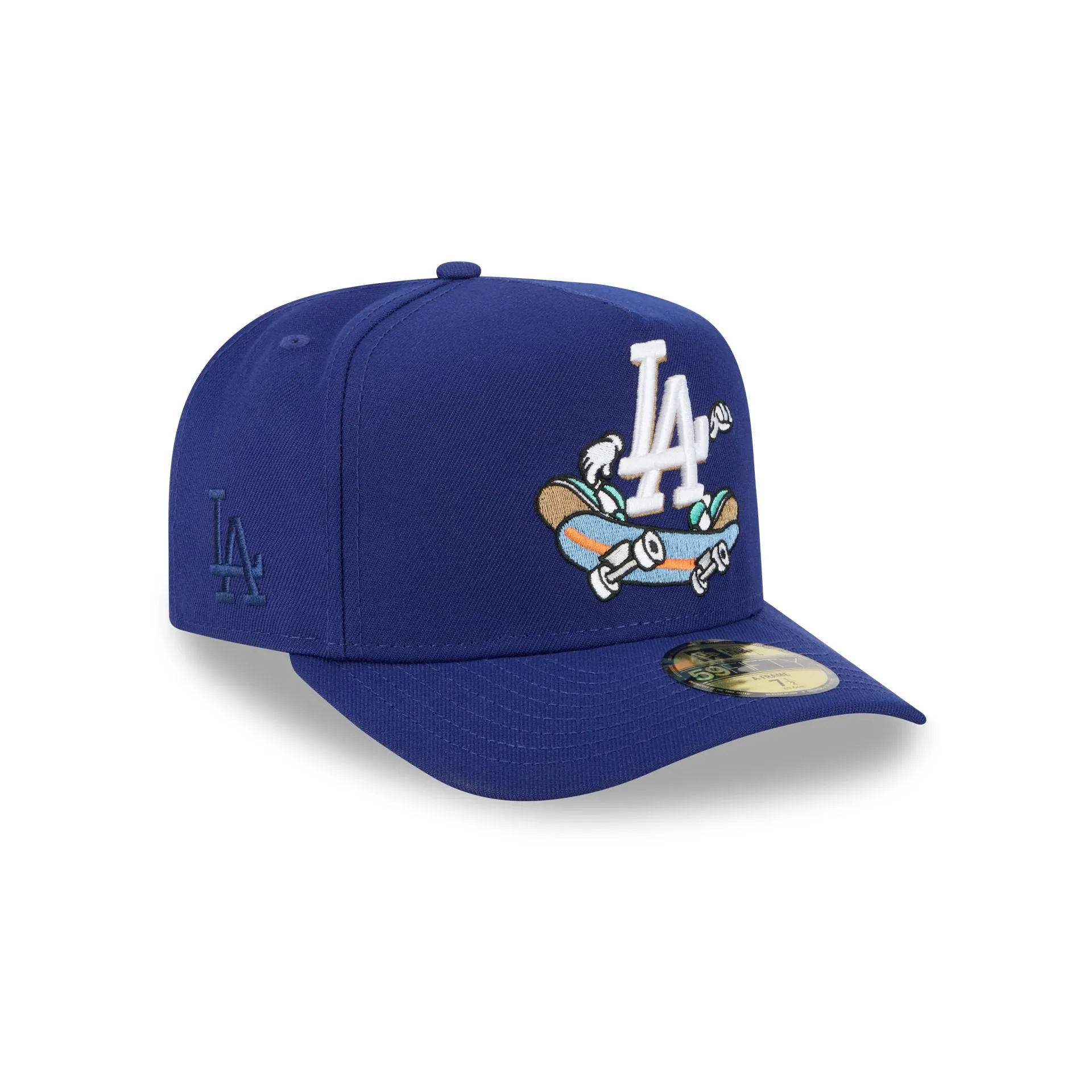 Los Angeles Dodgers Cartoon 59FIFTY A-Frame Fitted Hat sold by New Era