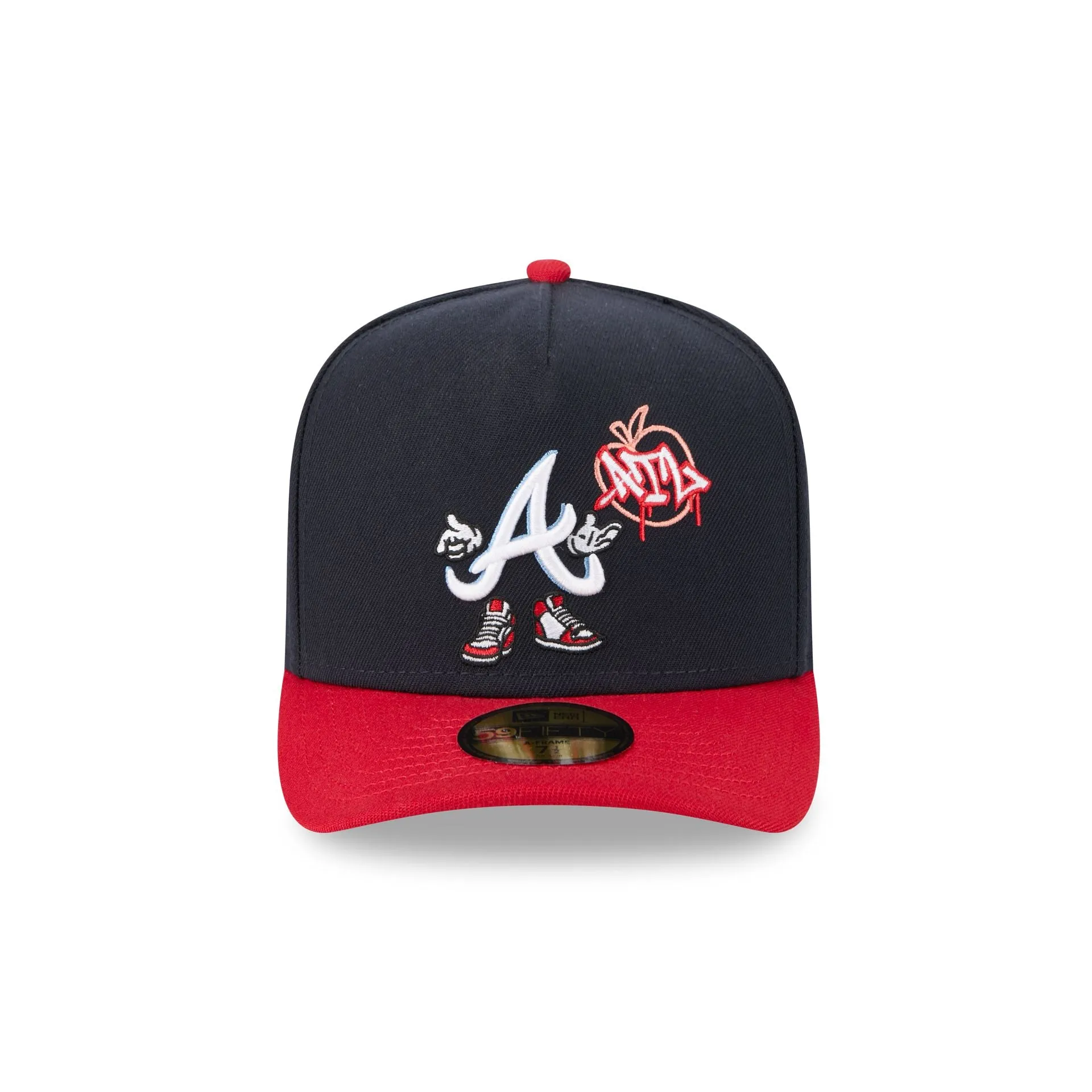Atlanta Braves Cartoon 59FIFTY A-Frame Fitted Hat sold by New Era product image thumbnail 2