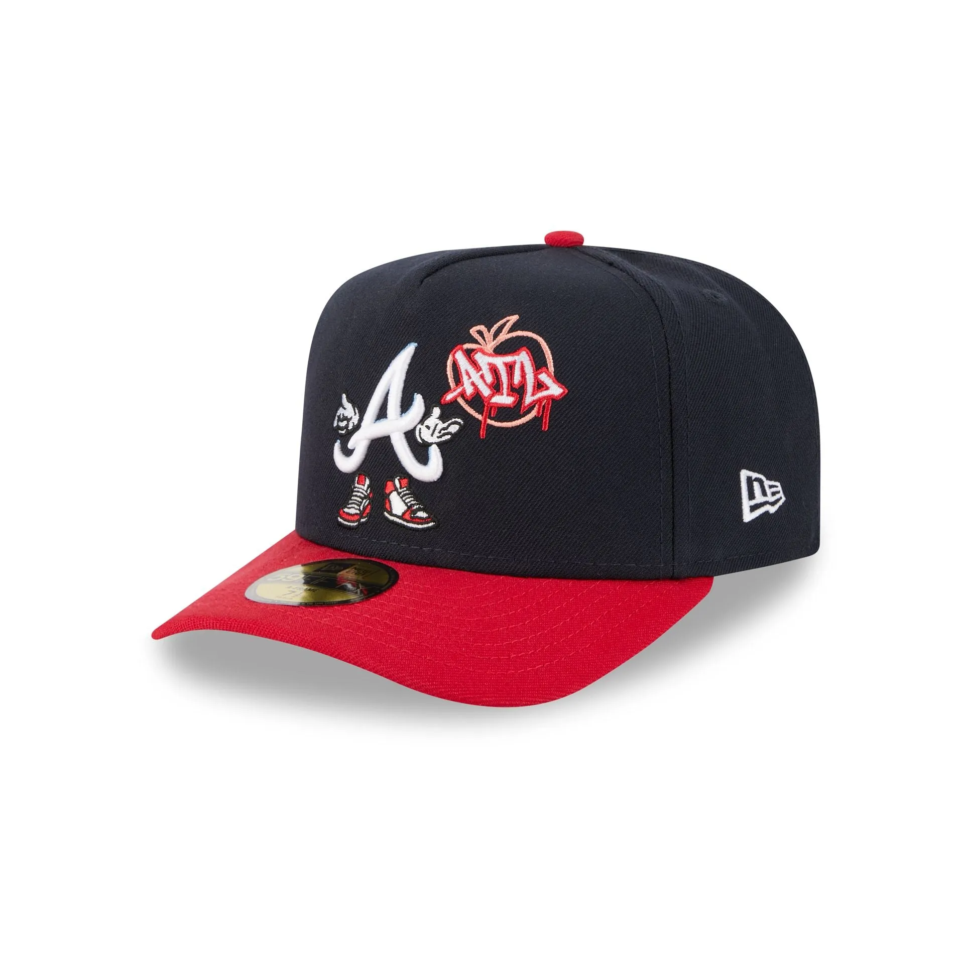 Atlanta Braves Cartoon 59FIFTY A-Frame Fitted Hat sold by New Era product image thumbnail 3