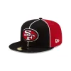 San Francisco 49ers Two-Tone Pinwheel 59FIFTY Fitted Hat sold by New Era