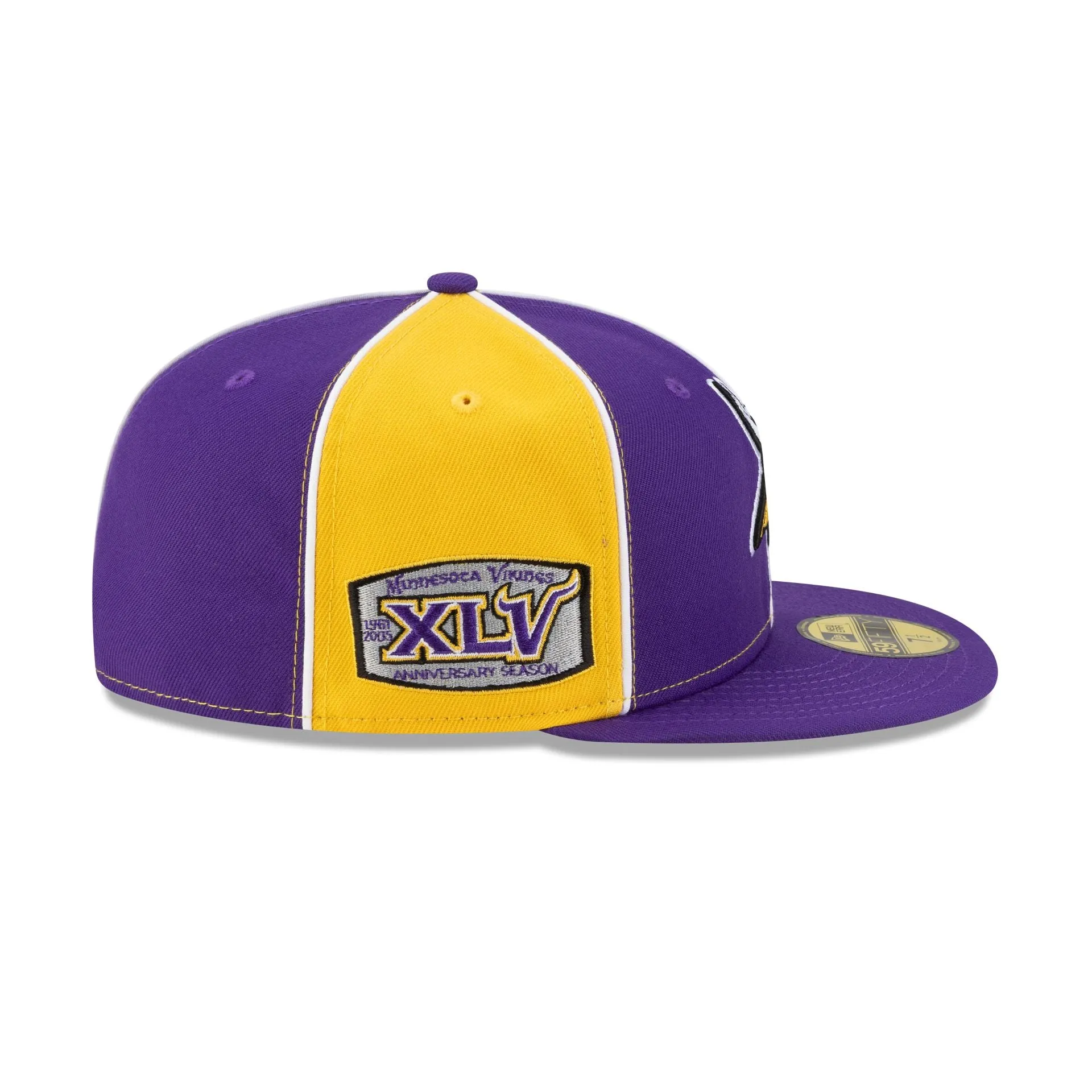 Minnesota Vikings Two-Tone Pinwheel 59FIFTY Fitted Hat sold by New Era product image thumbnail 4