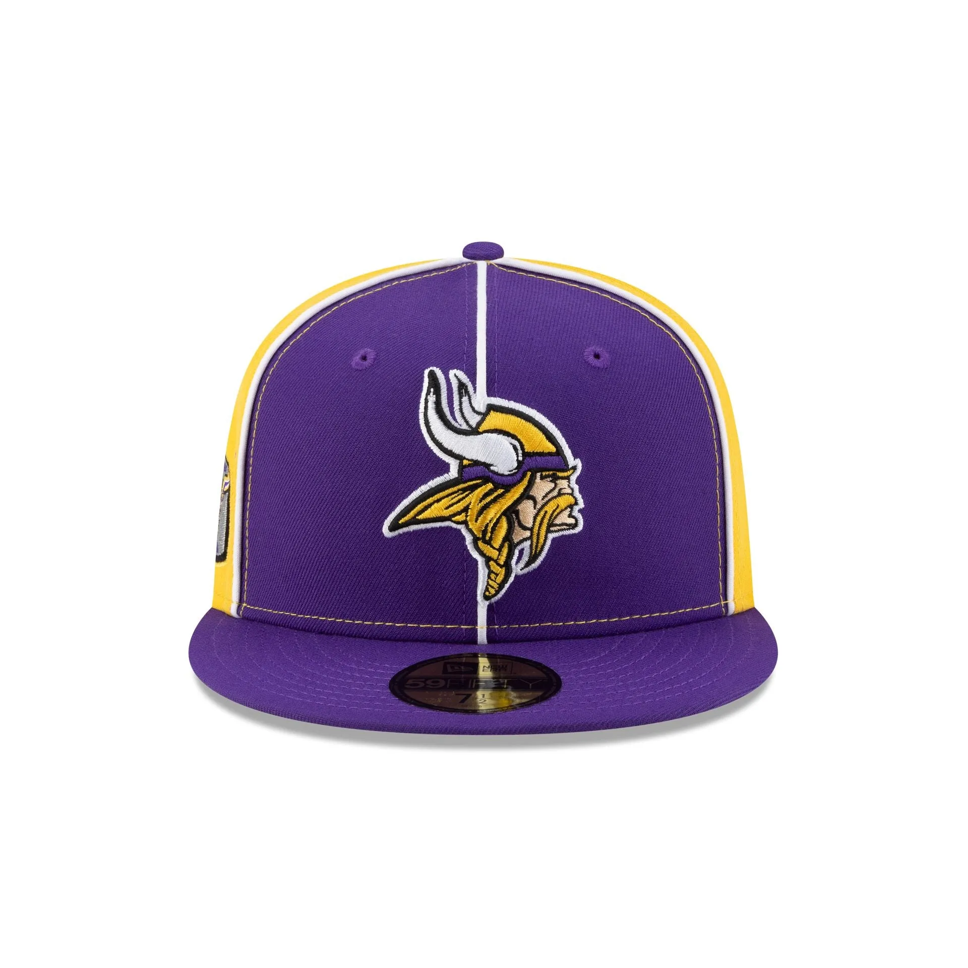 Minnesota Vikings Two-Tone Pinwheel 59FIFTY Fitted Hat sold by New Era product image thumbnail 2