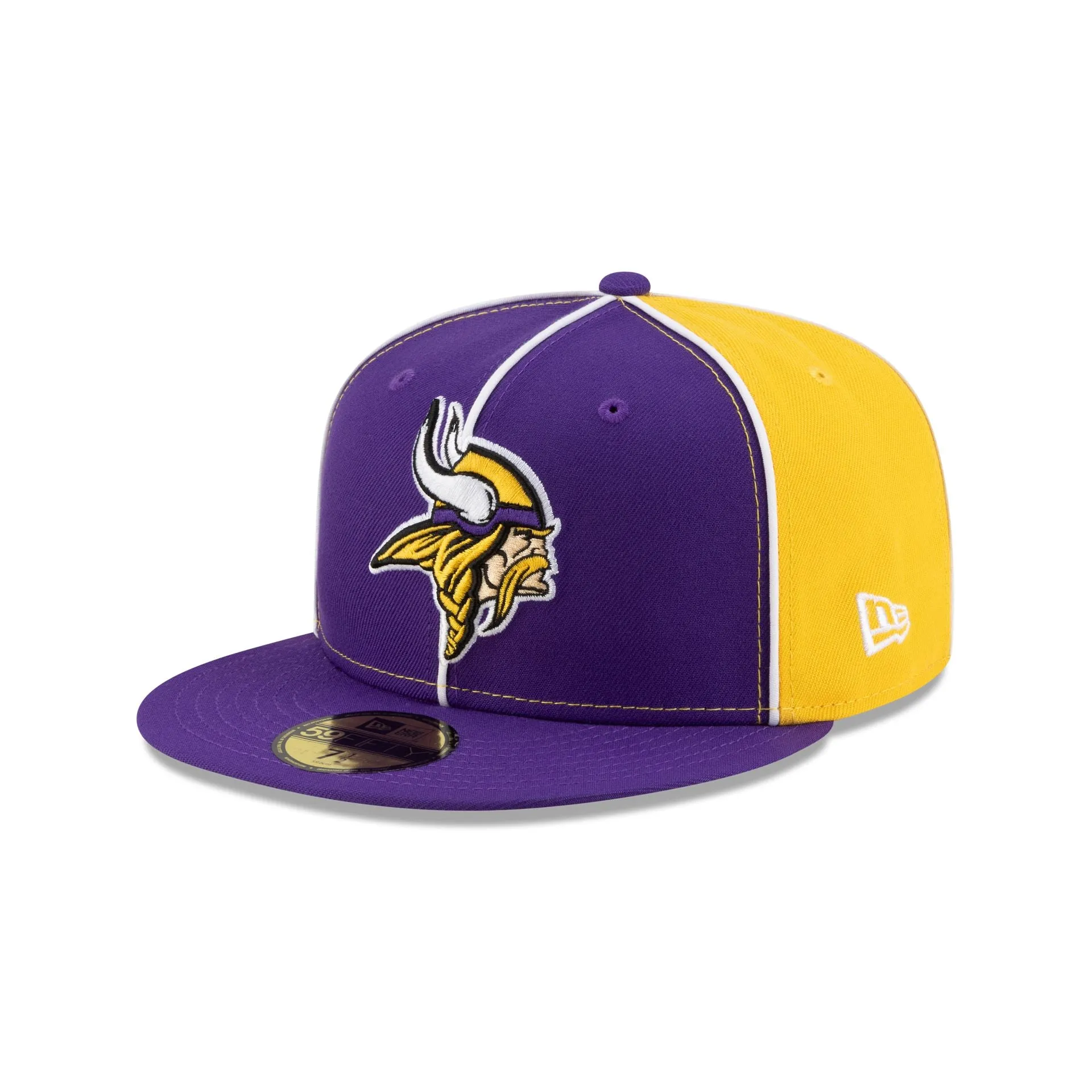 Minnesota Vikings Two-Tone Pinwheel 59FIFTY Fitted Hat sold by New Era product image thumbnail 3