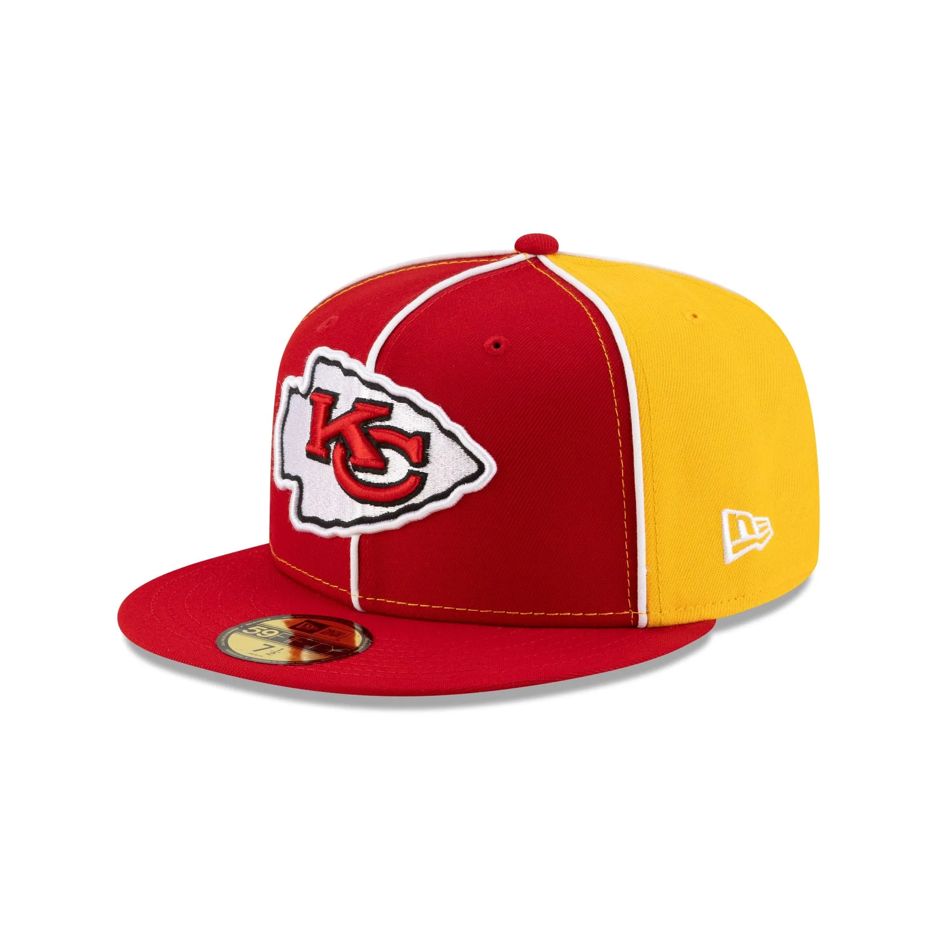 Kansas City Chiefs Two-Tone Pinwheel 59FIFTY Fitted Hat sold by New Era product image thumbnail 3