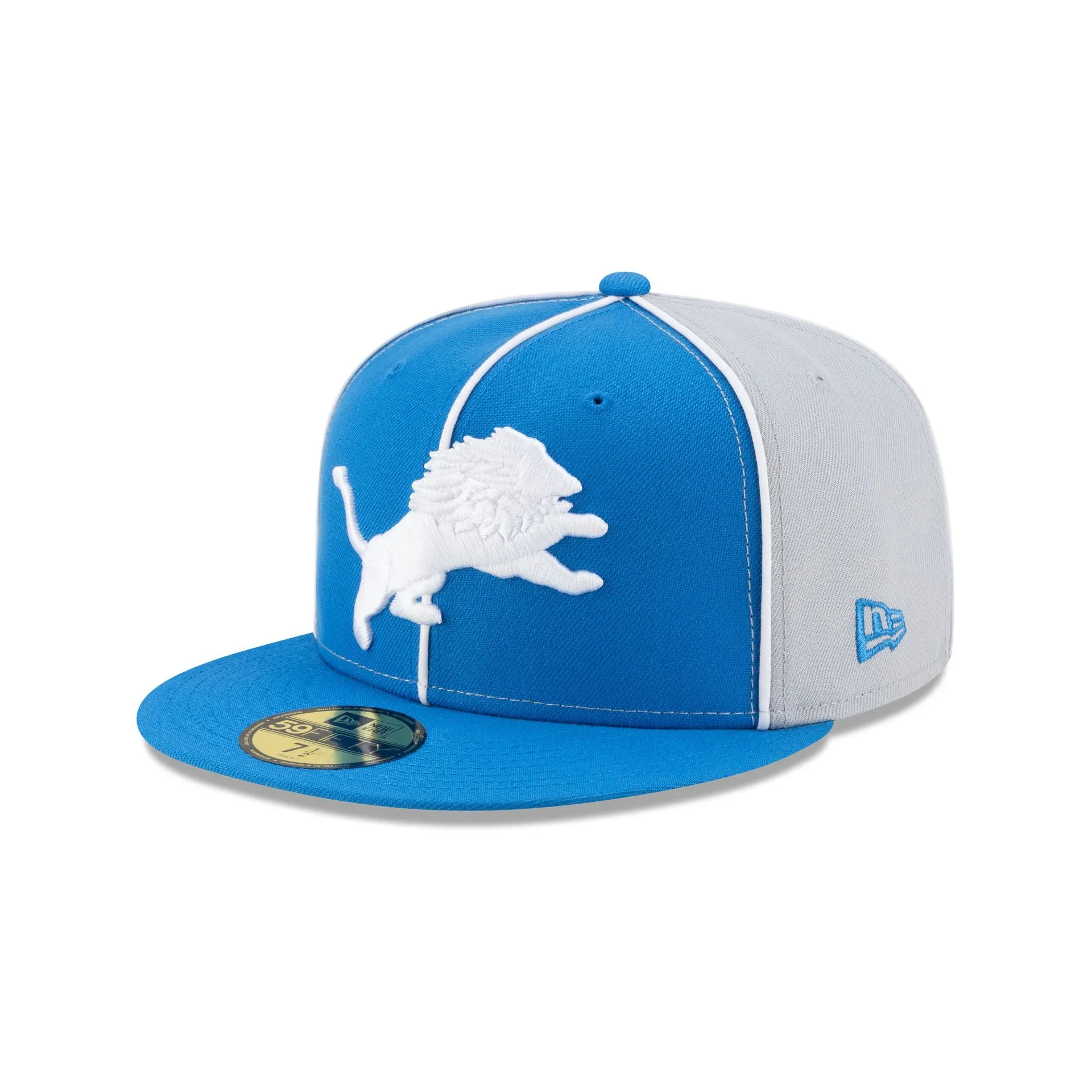 Detroit Lions Two-Tone Pinwheel 59FIFTY Fitted Hat sold by New Era product image thumbnail 3