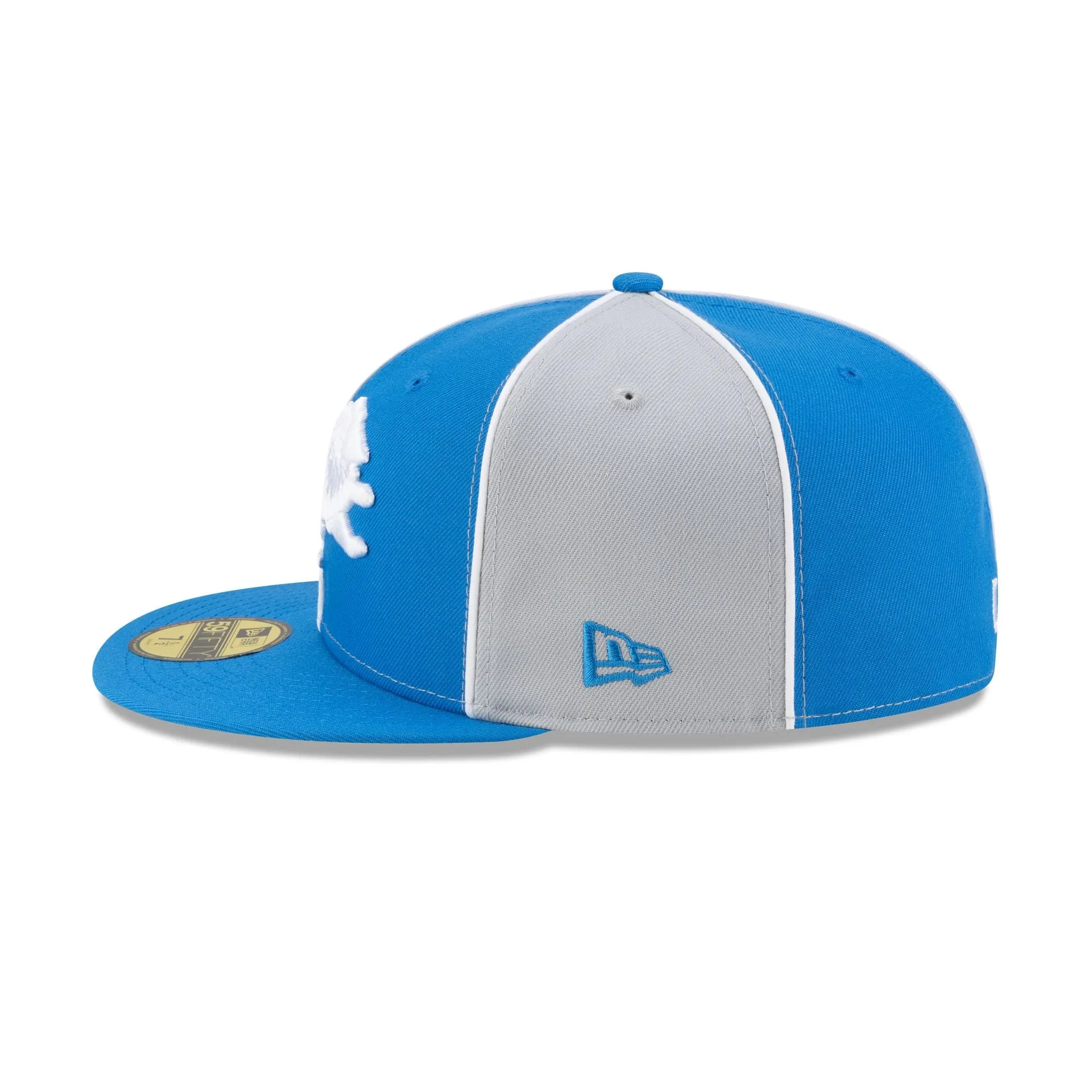 Detroit Lions Two-Tone Pinwheel 59FIFTY Fitted Hat sold by New Era product image thumbnail 5