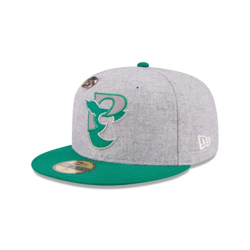Philadelphia Eagles 70th Anniversary Gray 59FIFTY Fitted Hat sold by New Era