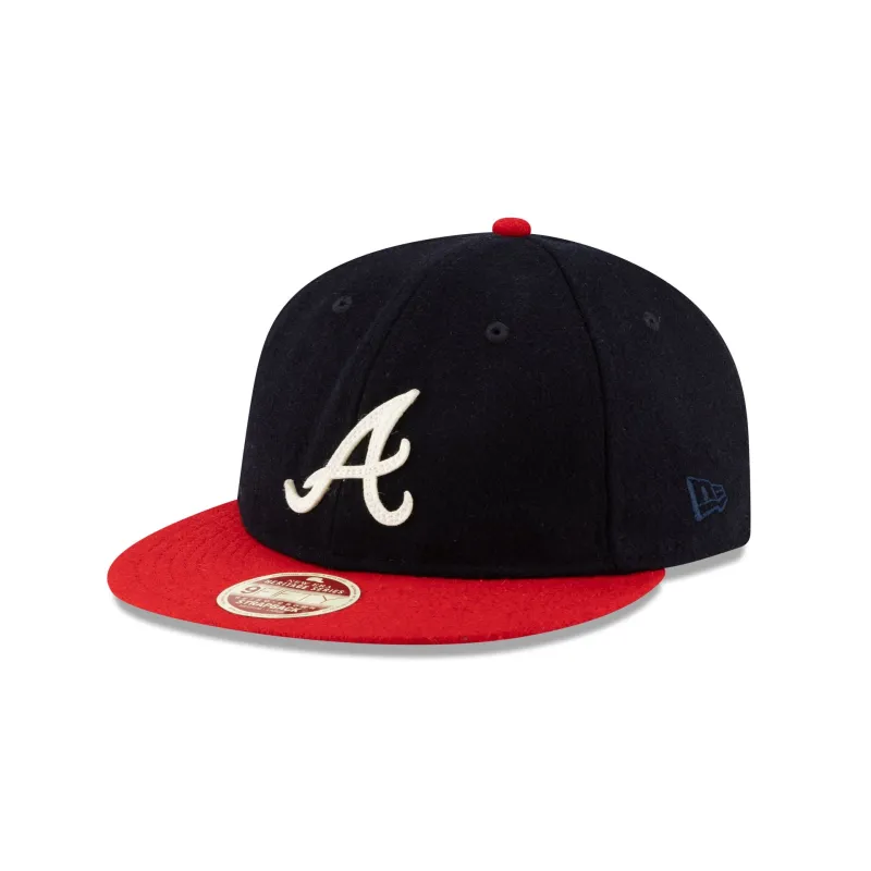 Atlanta Braves Heritage Series Retro Crown 9FIFTY Strapback Hat sold by New Era
