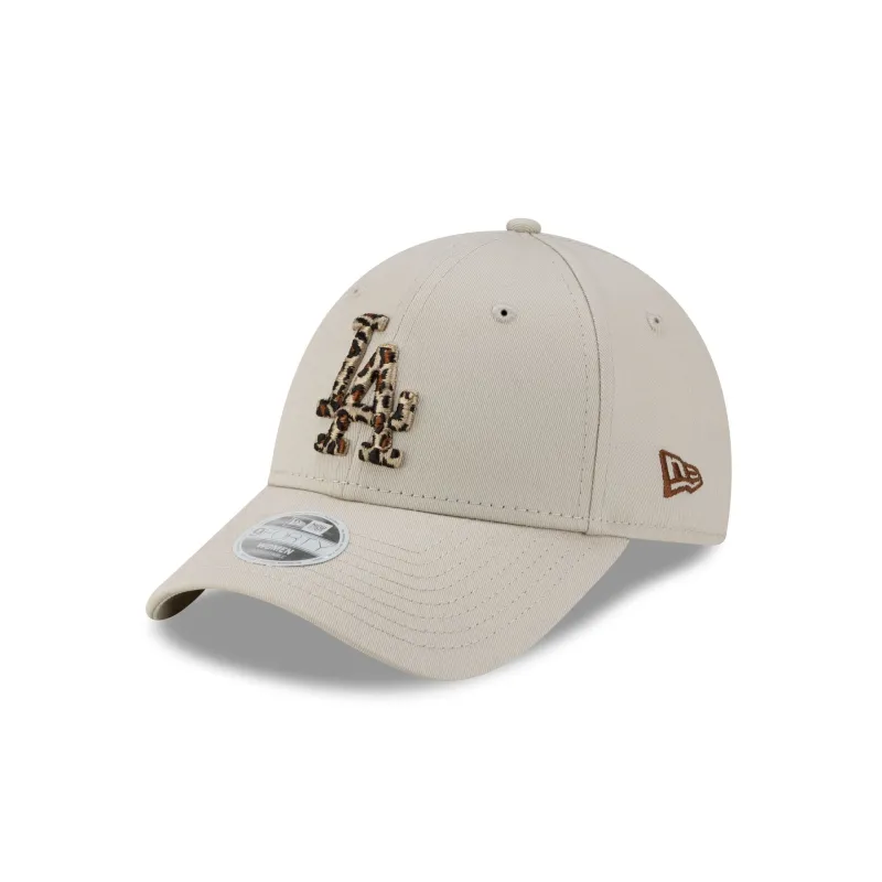 Los Angeles Dodgers Leopard Print Logo Women's 9FORTY Adjustable Hat sold by New Era