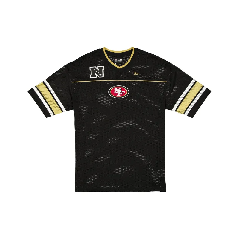 San Francisco 49ers Mesh Black Jersey sold by New Era