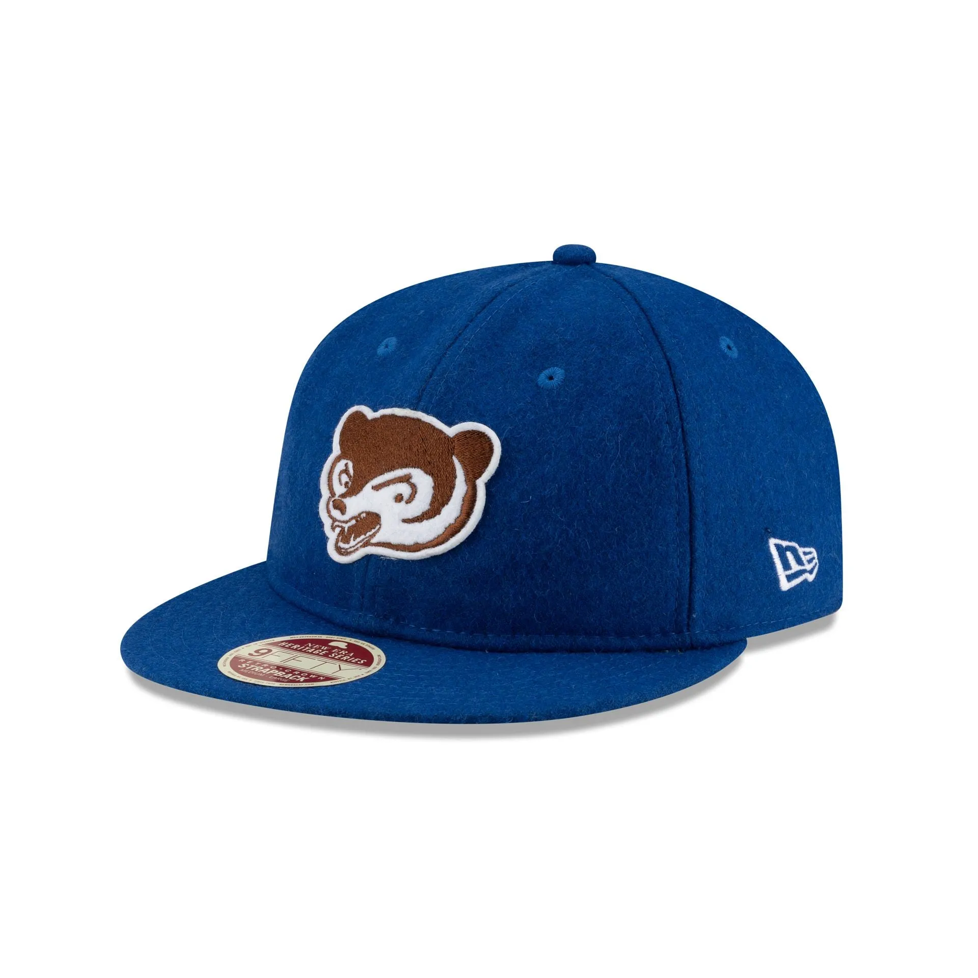 Chicago Cubs Heritage Blue Retro Crown 9FIFTY Strapback Hat sold by New Era