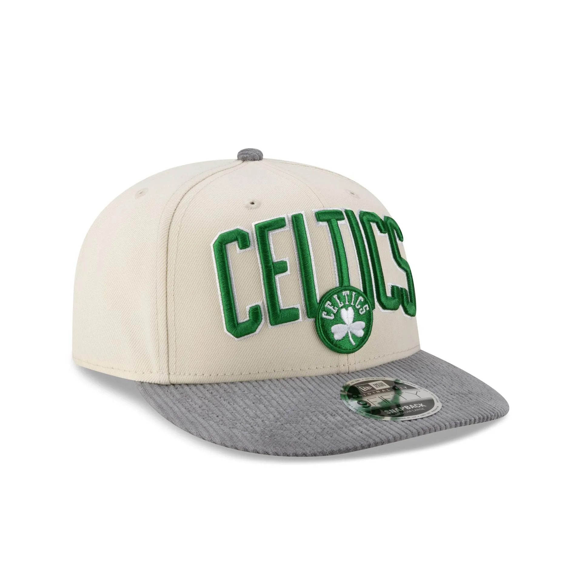 Boston Celtics Cord Visor 9FIFTY Snapback Hat sold by New Era product image thumbnail 3
