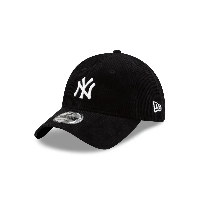 New York Yankees Cord Black 9TWENTY Adjustable Hat sold by New Era