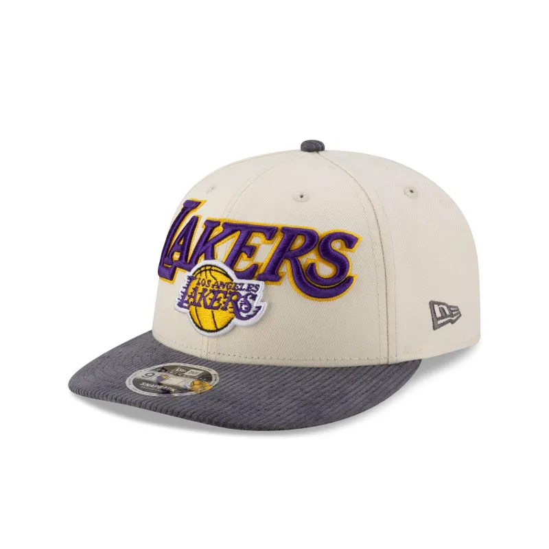 Los Angeles Lakers Cord Visor 9FIFTY Snapback Hat sold by New Era