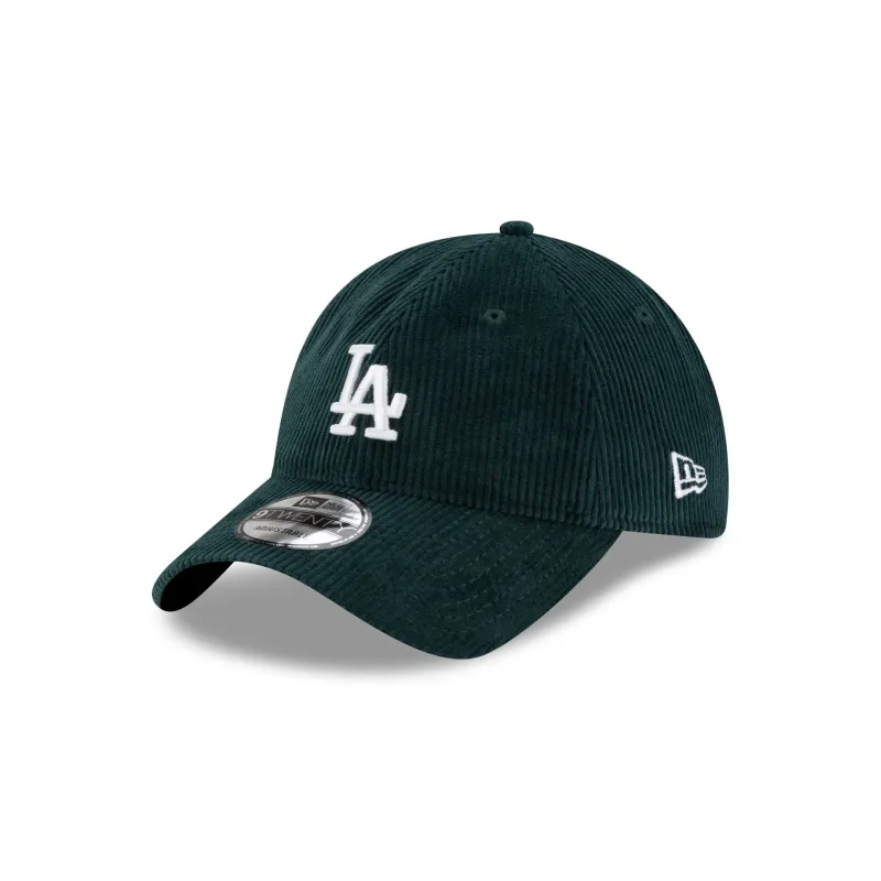 Los Angeles Dodgers Cord Dark Green 9TWENTY Adjustable Hat sold by New Era