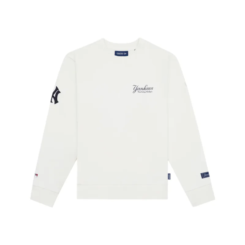 New York or Nowhere x New York Yankees Optic White Crewneck sold by New Era
