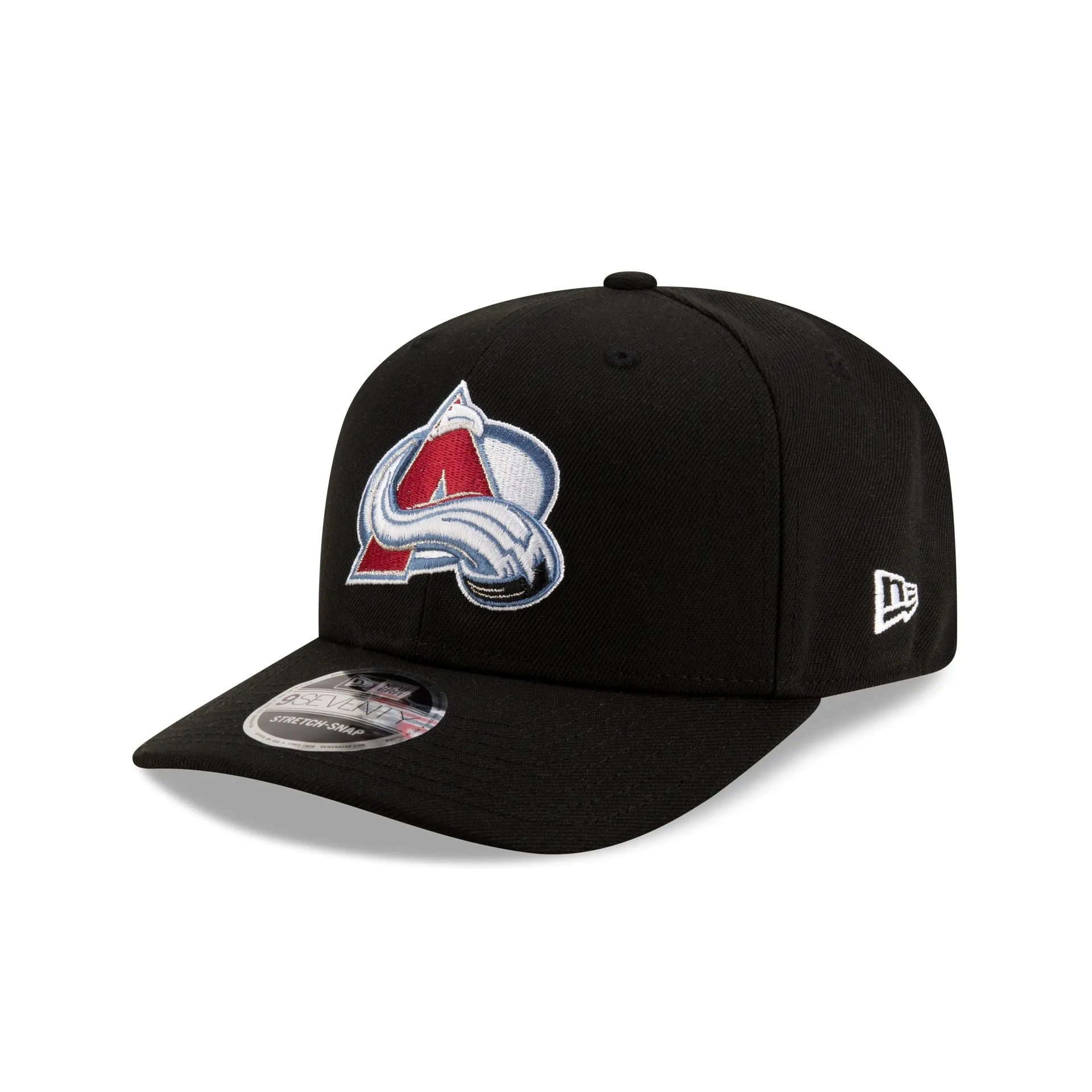 Colorado Avalanche Black 9SEVENTY Stretch-Snap Hat sold by New Era