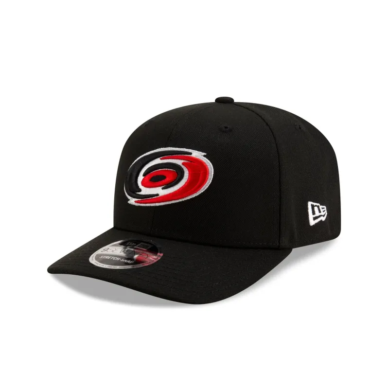 Carolina Hurricanes Black 9SEVENTY Stretch-Snap Hat sold by New Era