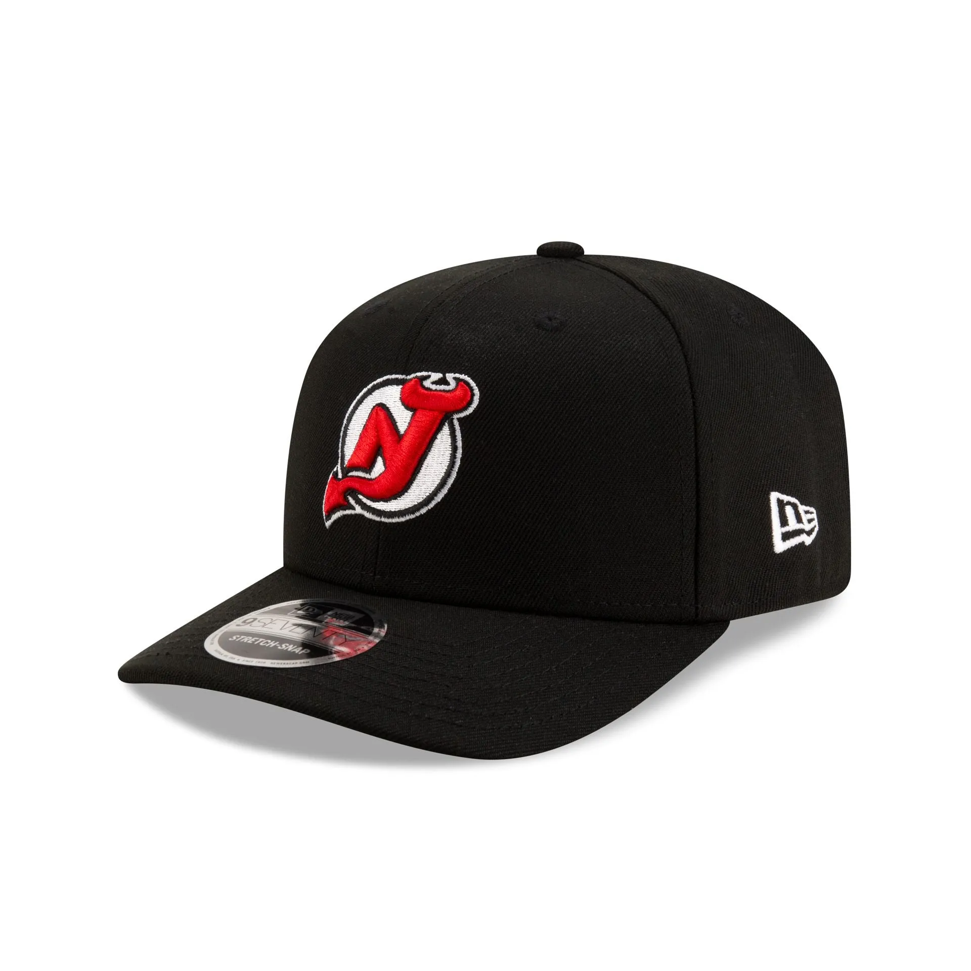 New Jersey Devils Black 9SEVENTY Stretch-Snap Hat sold by New Era