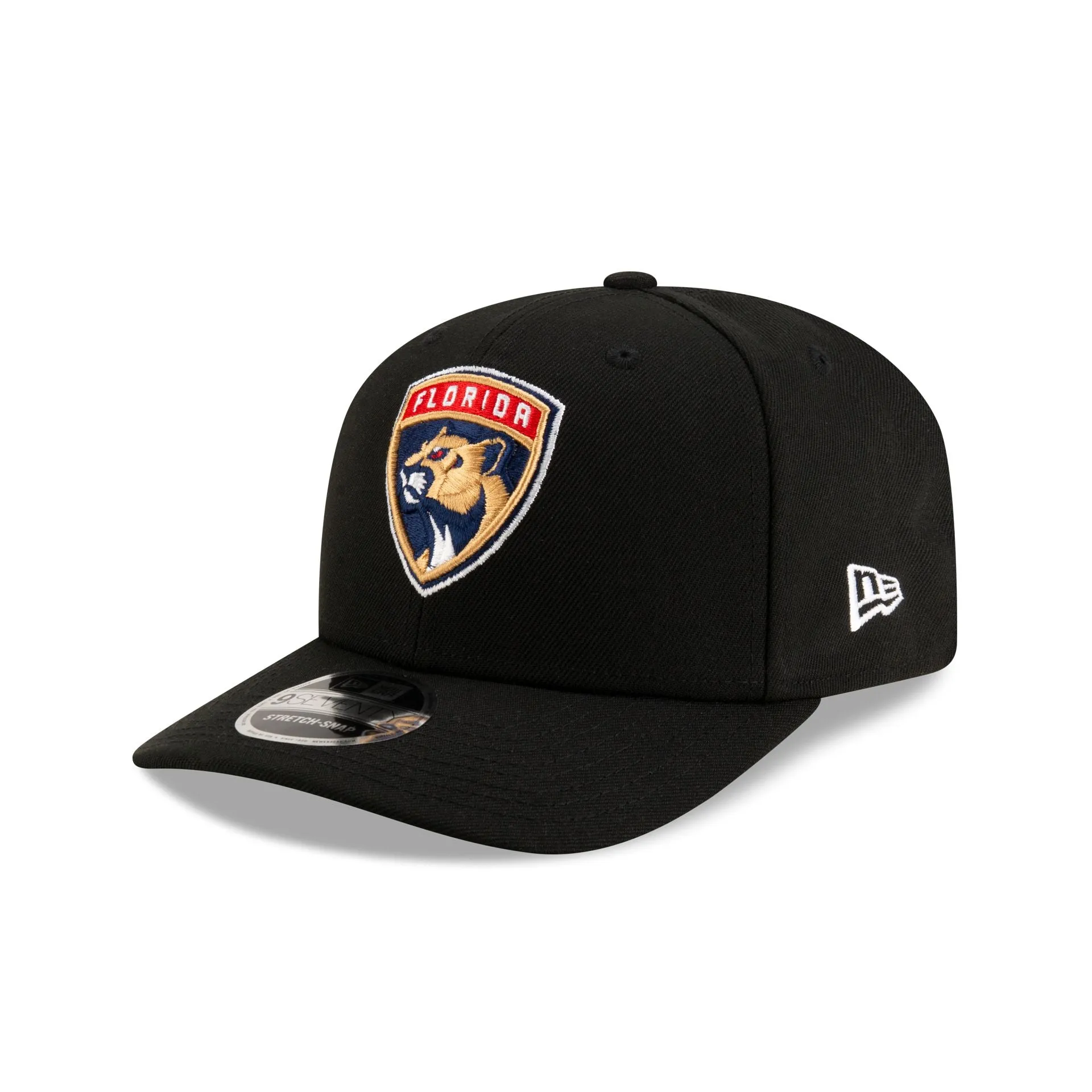Florida Panthers Black 9SEVENTY Stretch-Snap Hat sold by New Era