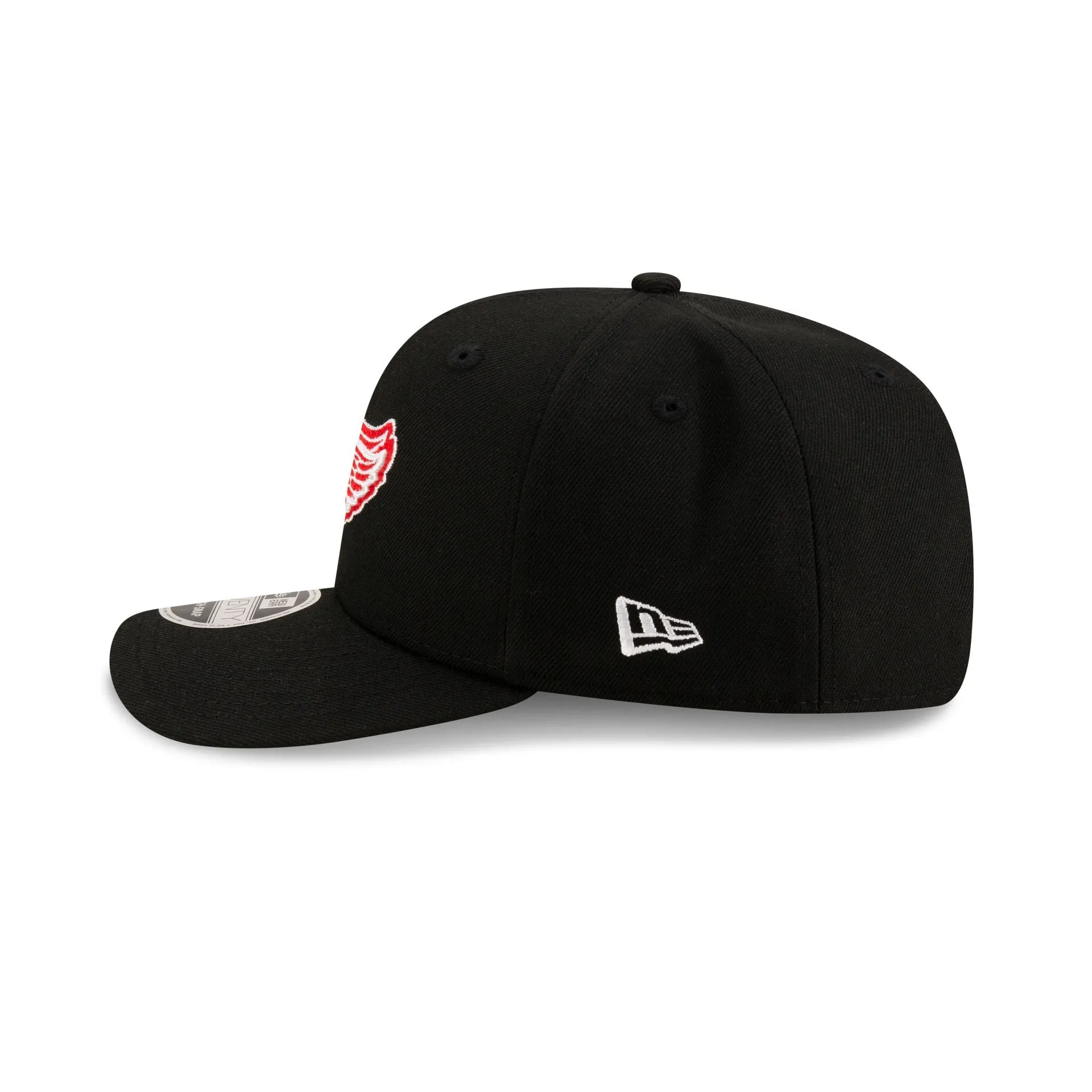 Detroit Red Wings Black 9SEVENTY Stretch-Snap Hat sold by New Era product image thumbnail 4