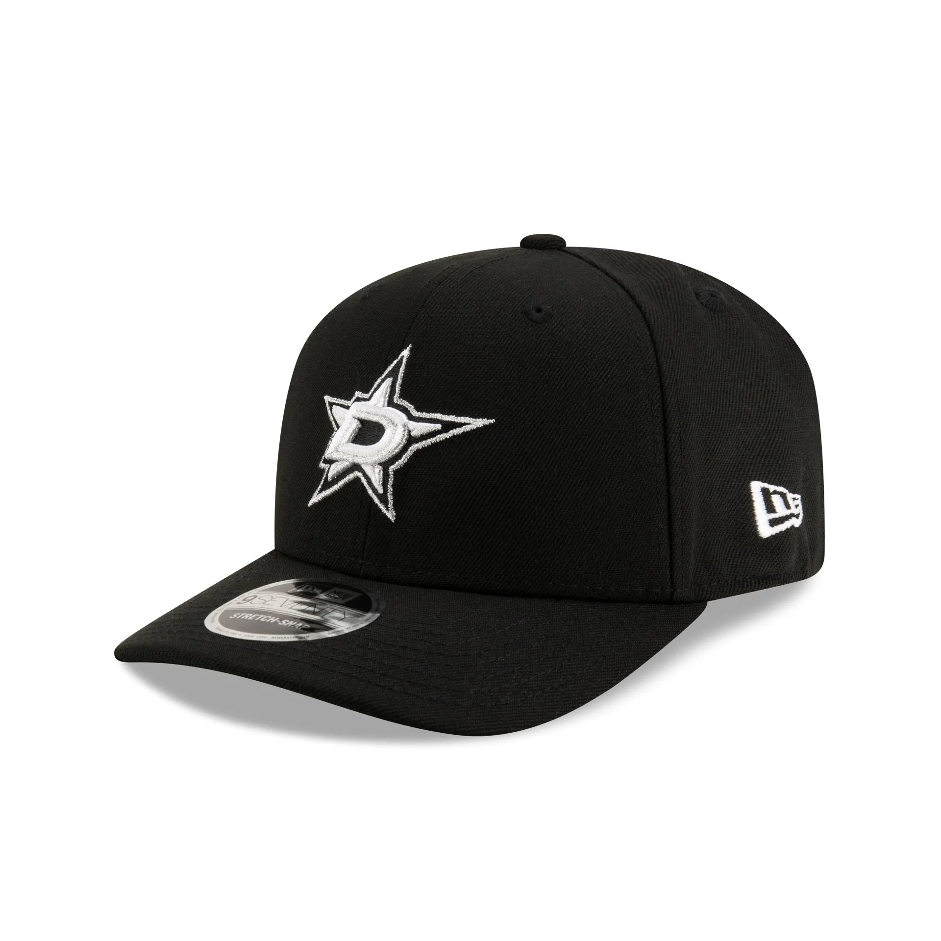 Dallas Stars Black 9SEVENTY Stretch-Snap Hat sold by New Era