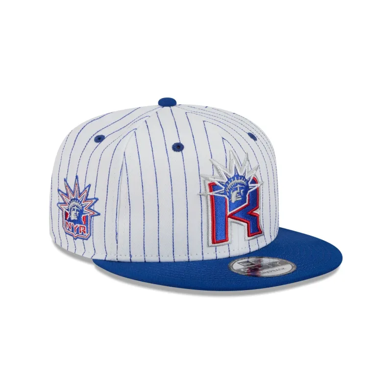 New York Rangers Deceptor Pinstripe 9FIFTY Snapback Hat sold by New Era