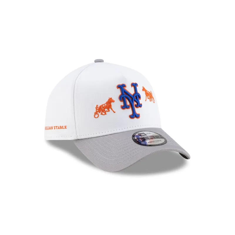 Siegelman Stable x New York Mets Gray Visor 9FORTY A-Frame Snapback Hat sold by New Era