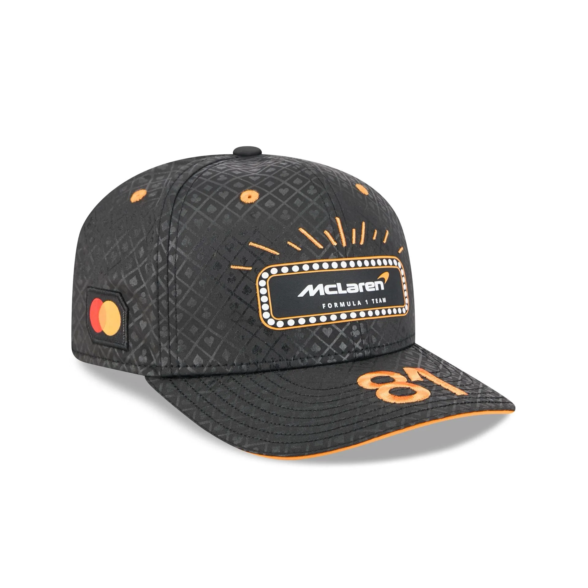 McLaren Formula 1 Team 2025 Las Vegas Race Special Oscar Piastri 9SEVENTY Stretch-Snap Hat sold by New Era