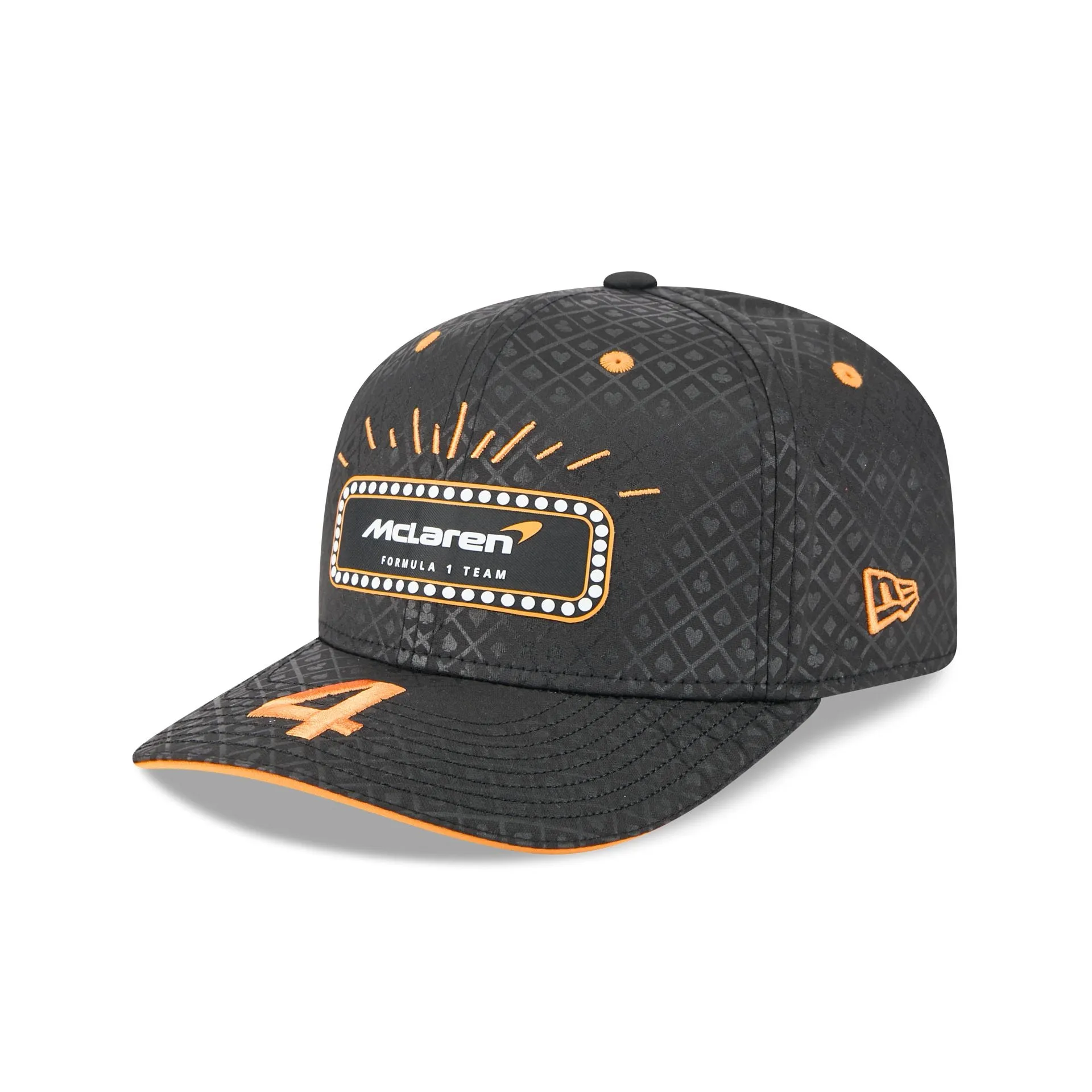 McLaren Formula 1 Team 2025 Las Vegas Race Special Lando Norris 9SEVENTY Stretch-Snap Hat sold by New Era product image thumbnail 3
